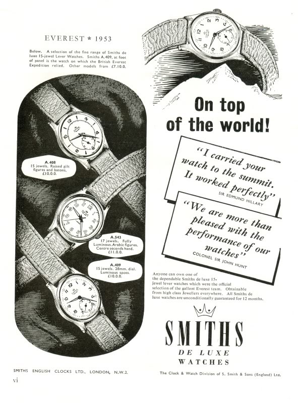 Smiths for Benson, Everest pattern – Mr Jones Watches