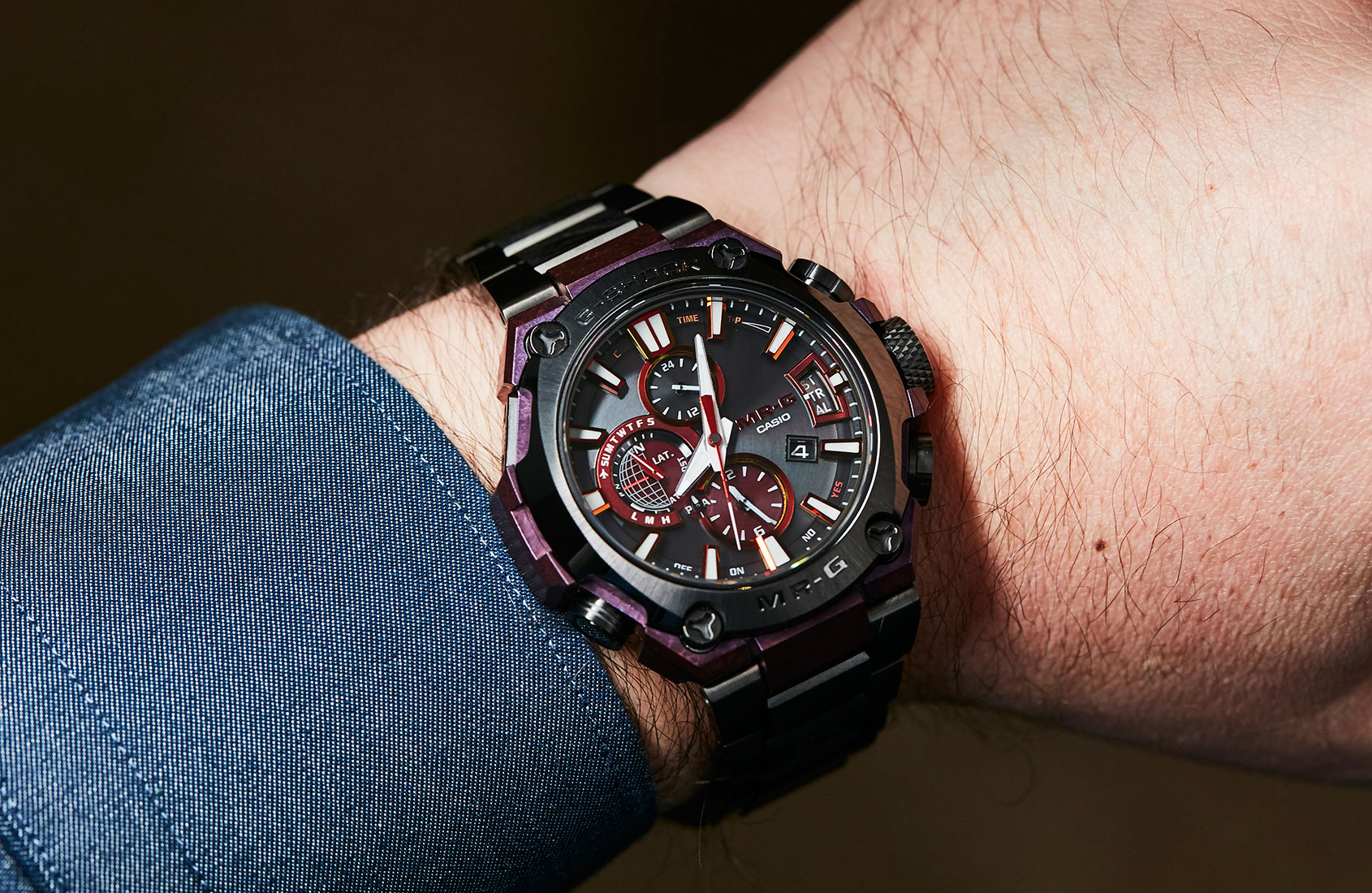 casio watch setting time g shock