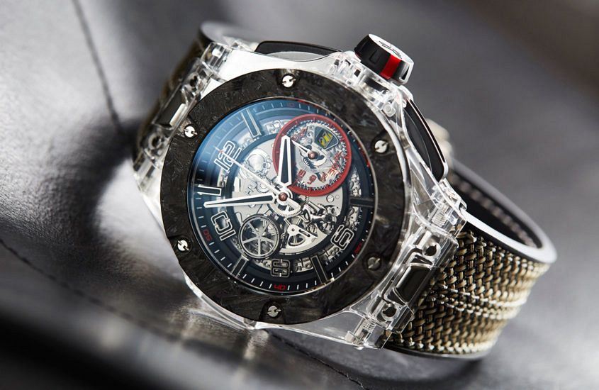 Hublot Big Bang Scuderia Ferrari 90th Anniversary Sapphire video