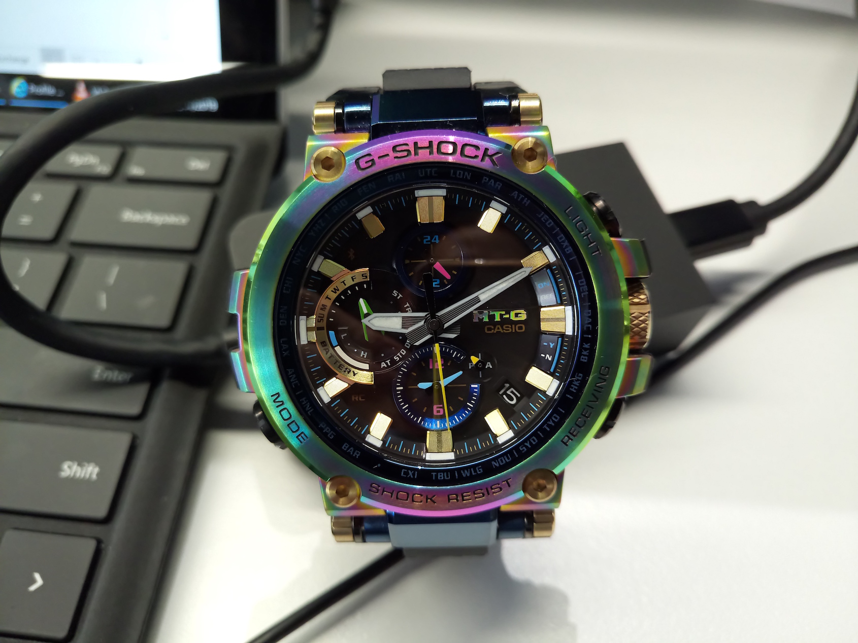 What Sealed The Deal Albert s rainbow G Shock