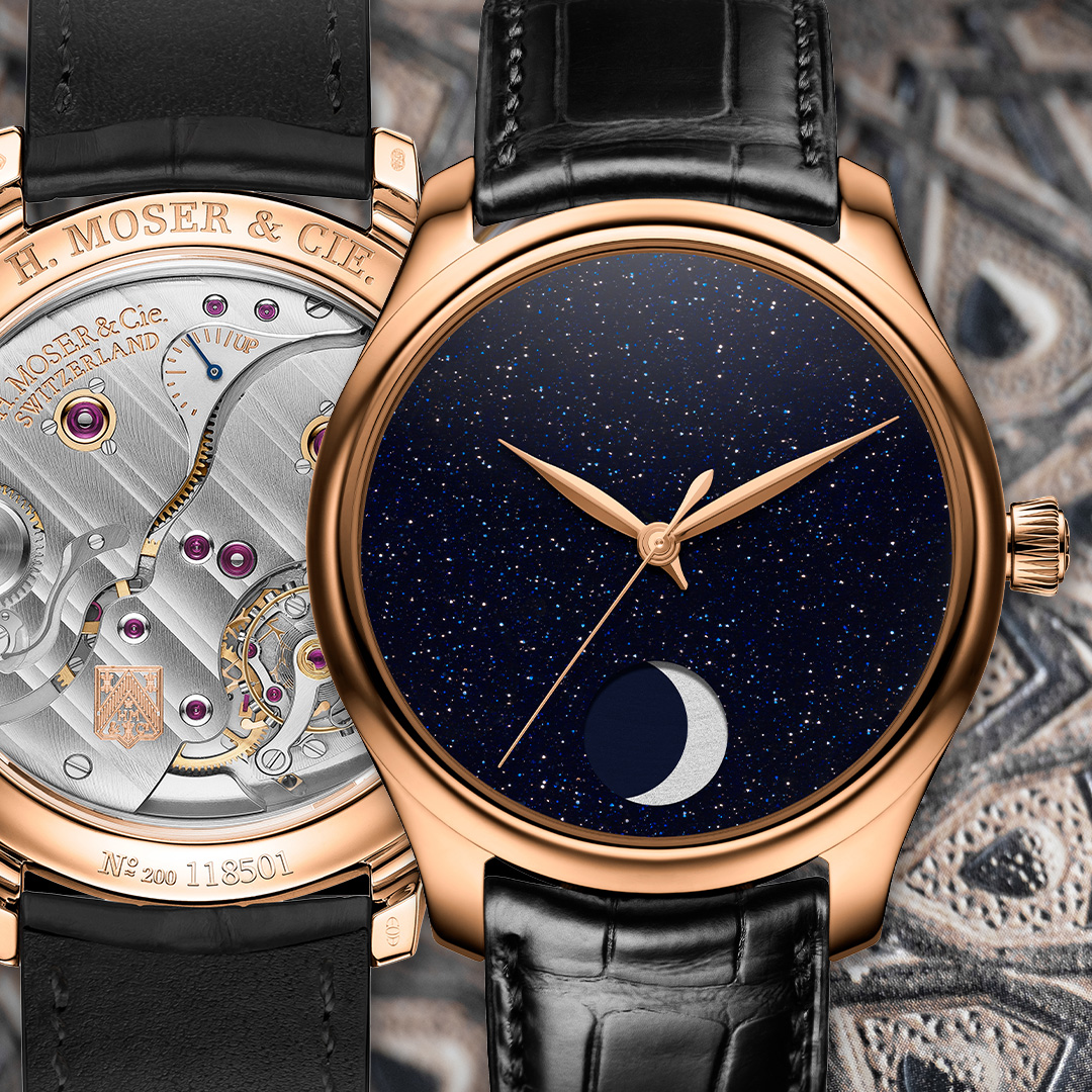 The H. Moser Cie Endeavour Perpetual Moon Concept Aventurine