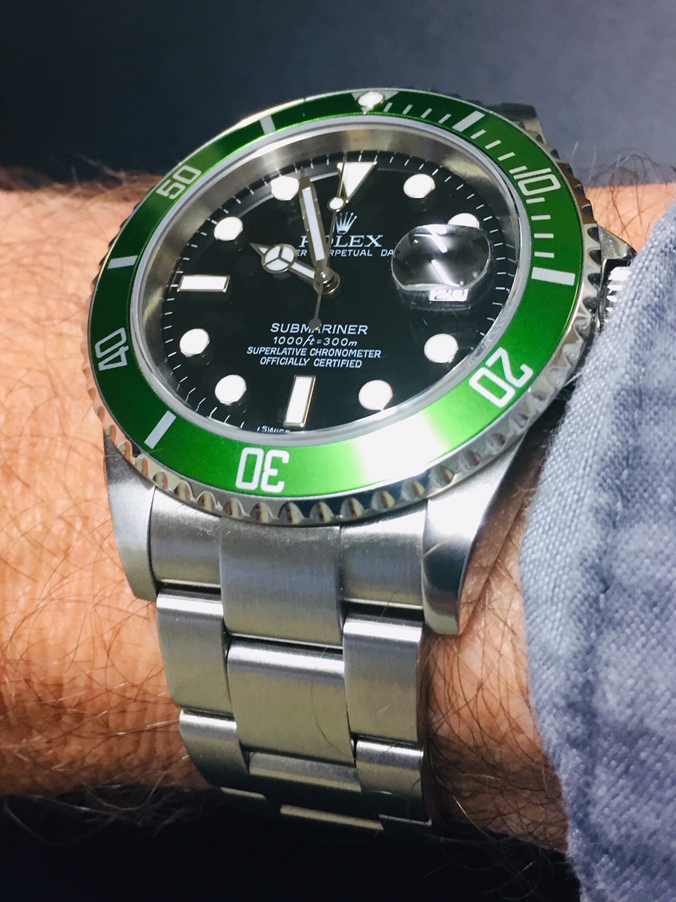 the kermit rolex