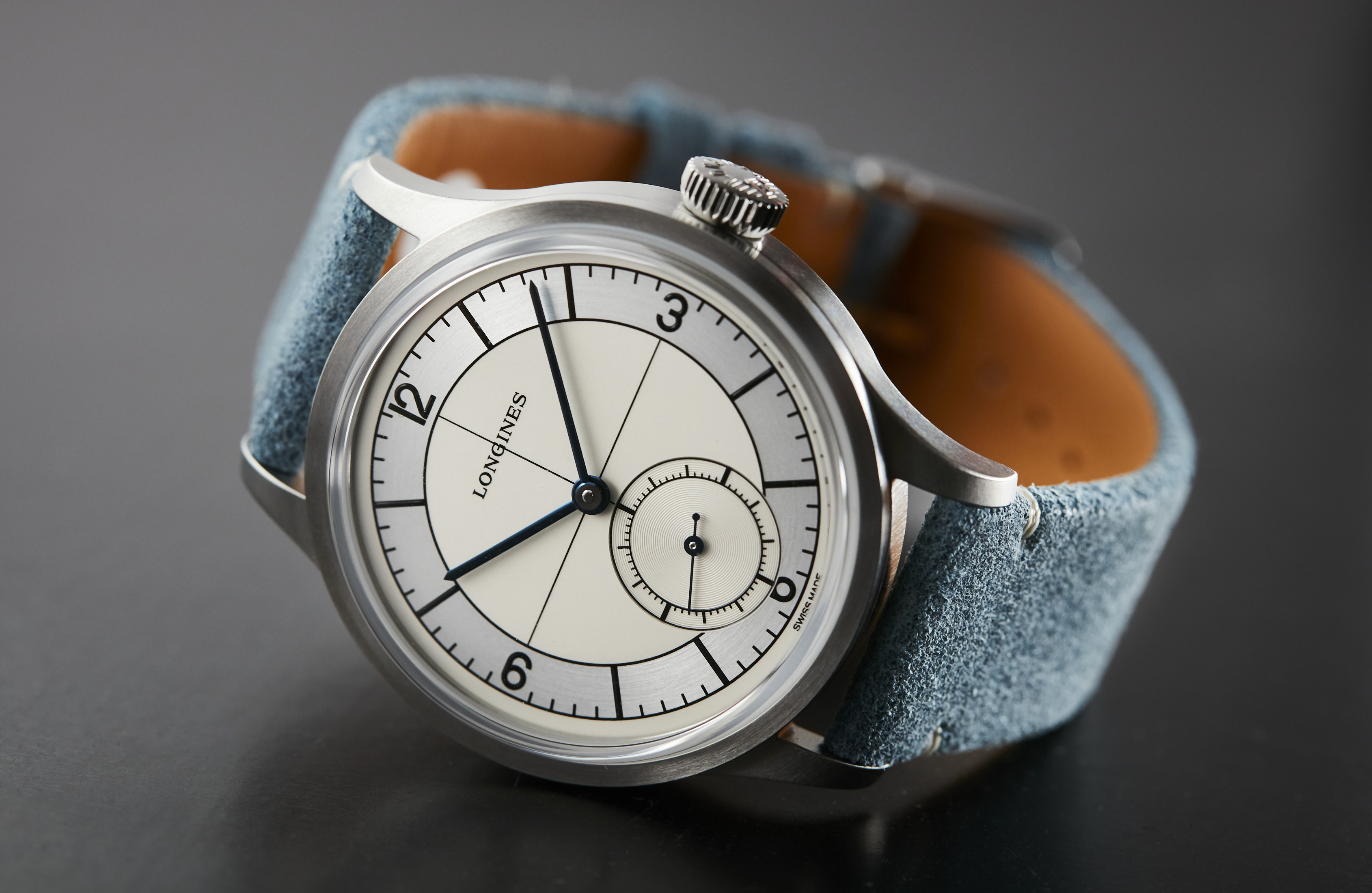 Longines blue hands hotsell