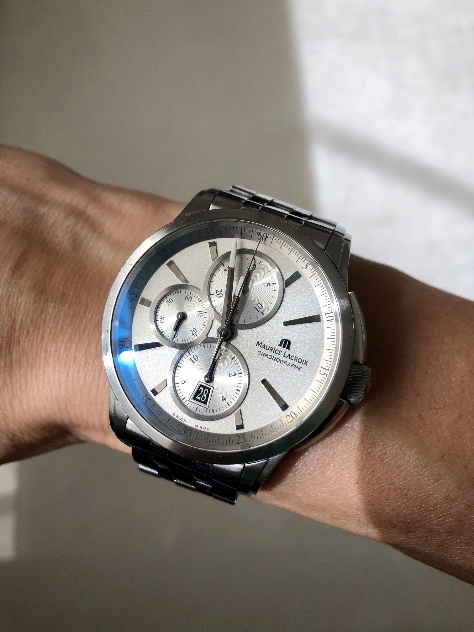 Maurice lacroix pontos outlet chronograph