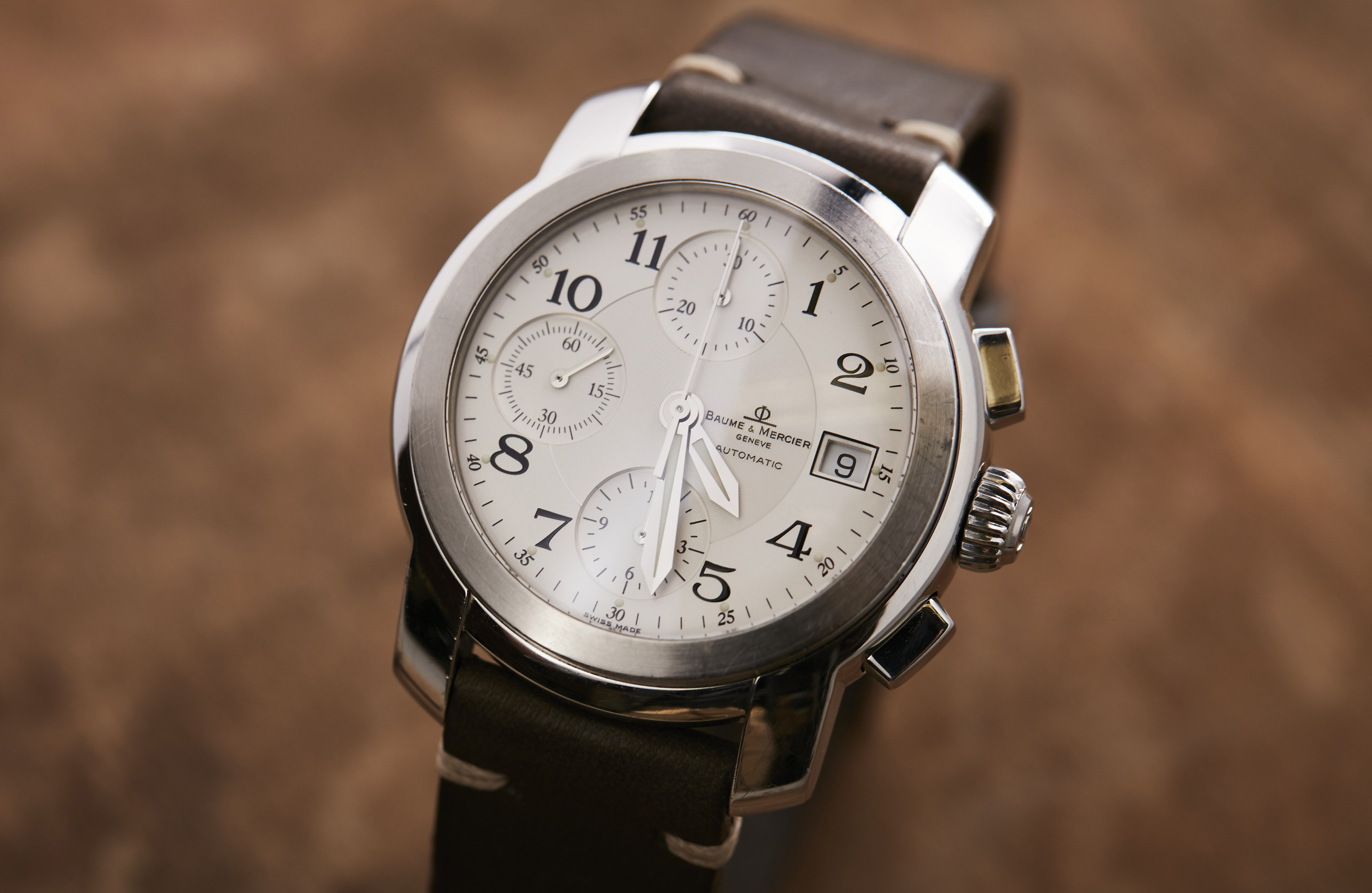 Baume mercier capeland on sale chronograph