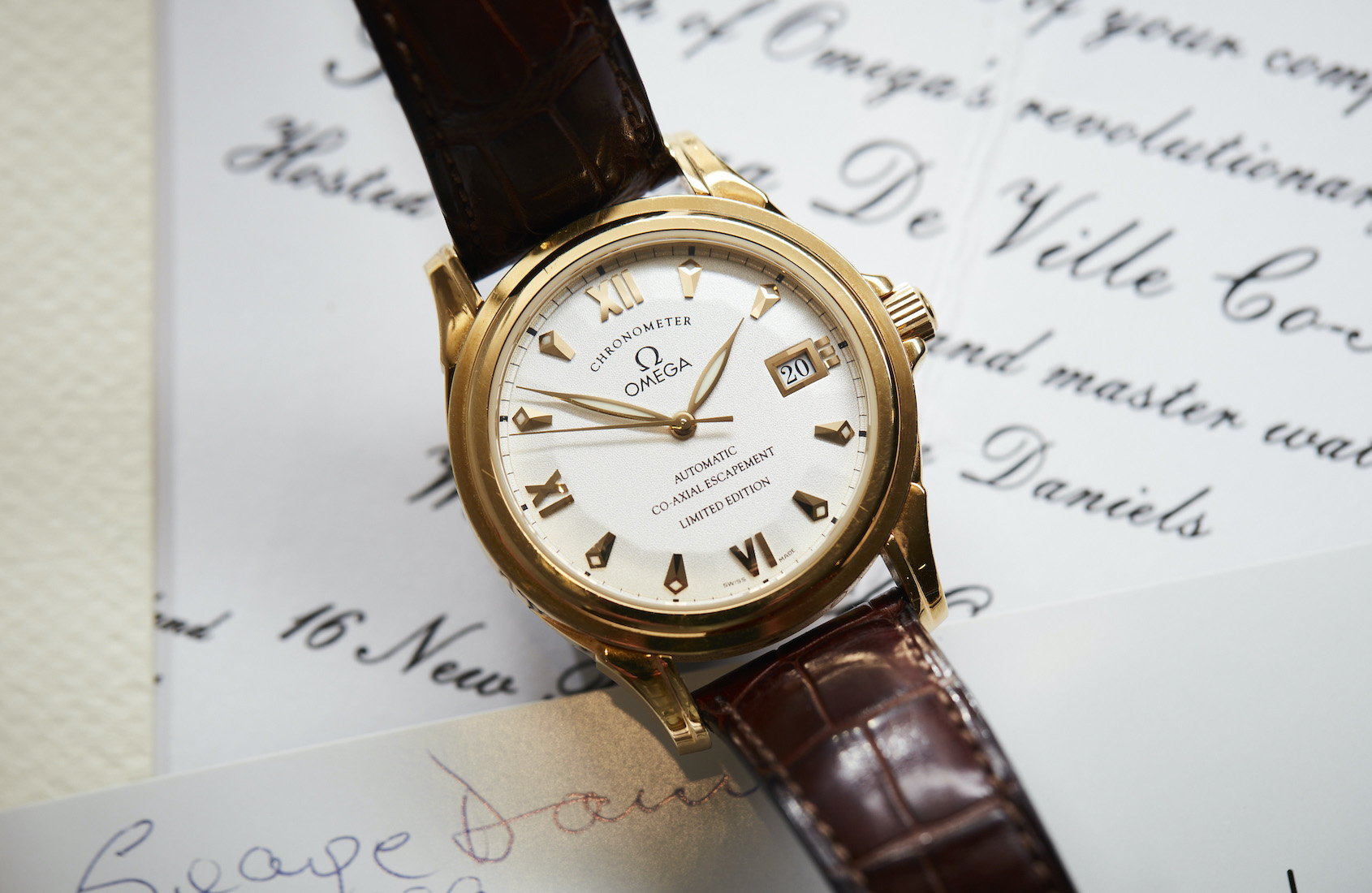 omega de ville coaxial chronometer