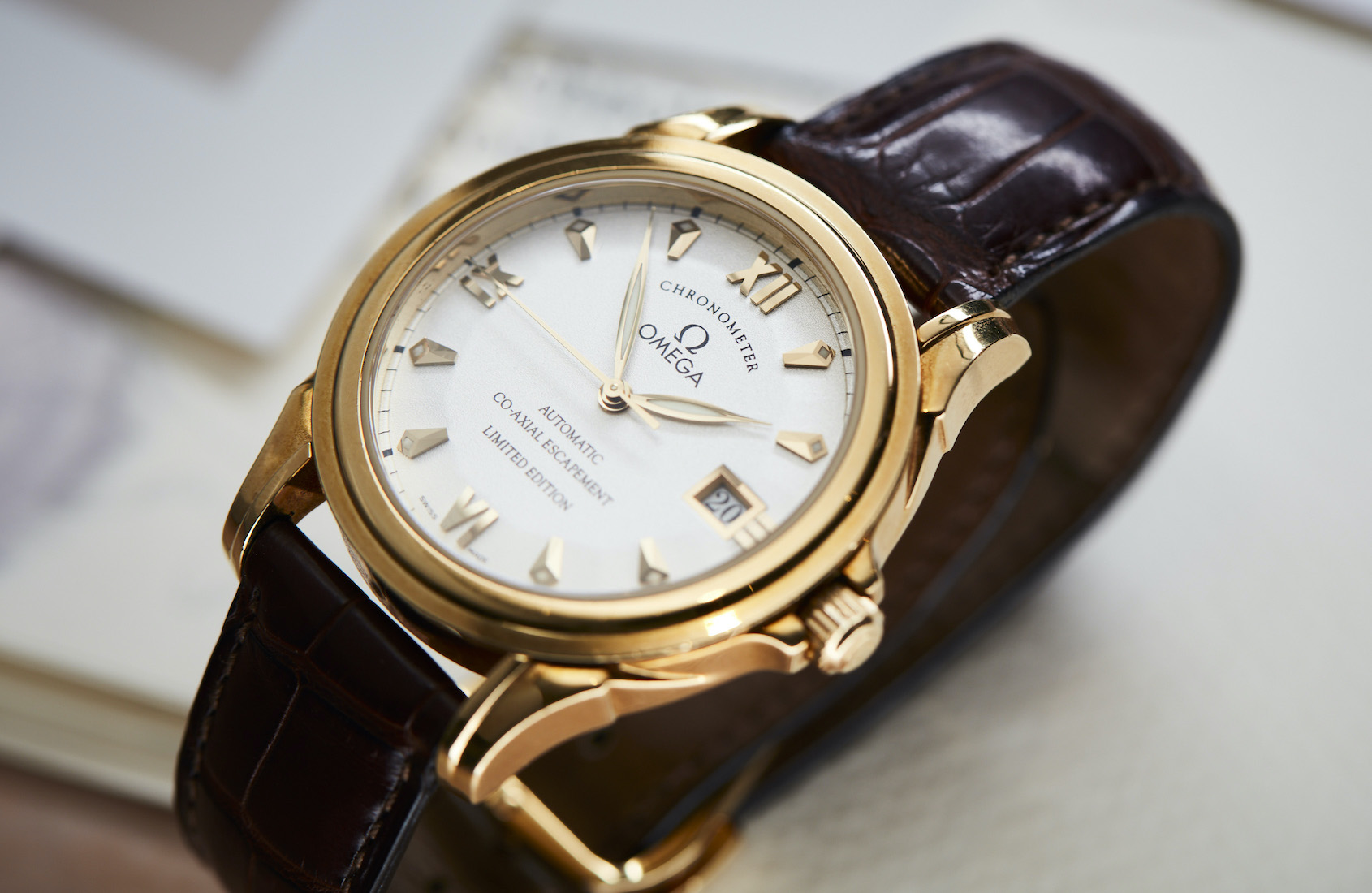 omega co axial escapement limited edition