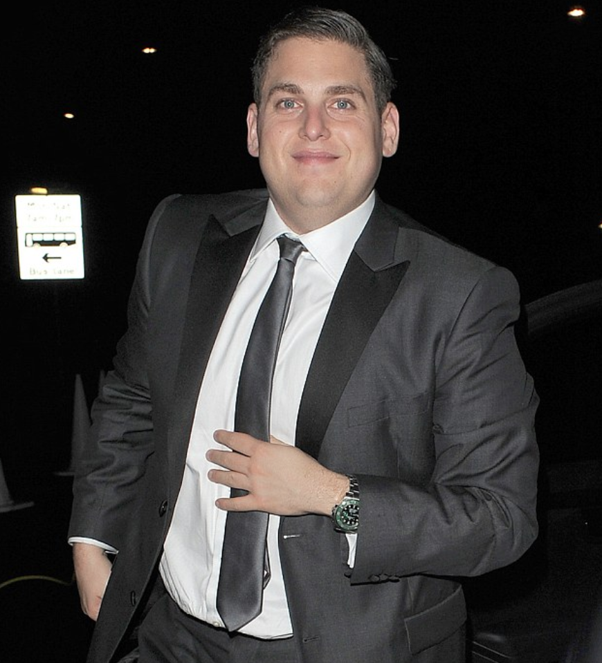 Jonah Hill watches