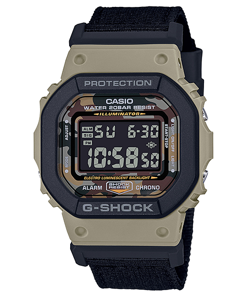 casio g shock fabric strap