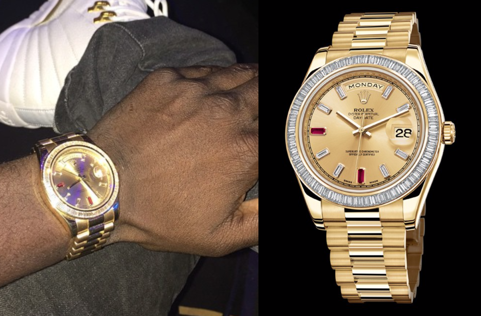 Kevin Hart Mark Wahlberg watch collection Rolex Patek Philippe.