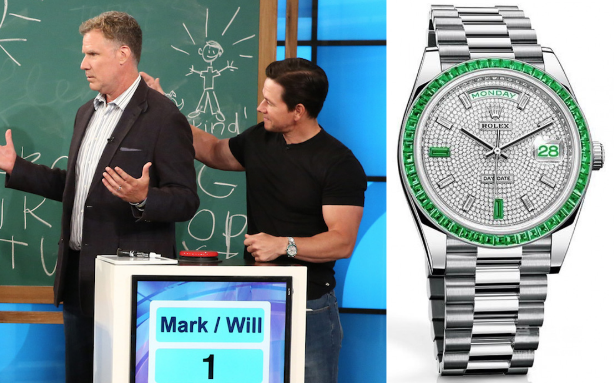Mark Wahlberg Rolex Collection | The Mark Wahlberg - Rolex Day-Date Plati.....