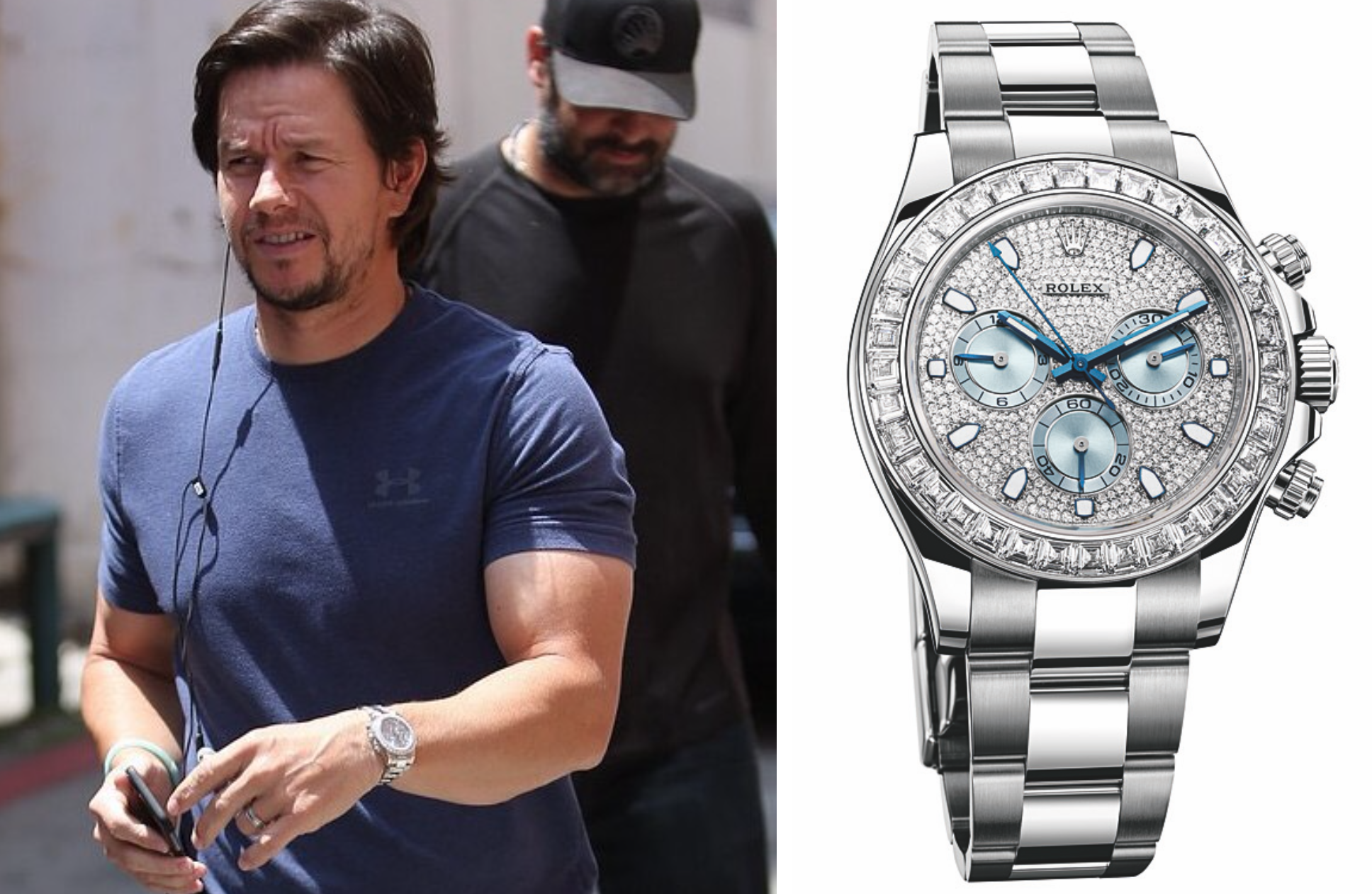 Kevin Hart Mark Wahlberg watch collection Rolex Patek Philippe