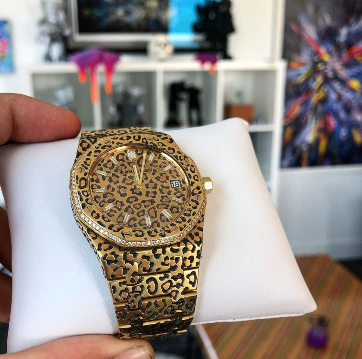 Warning Billie Eilish s custom leopard print Audemars Piguet