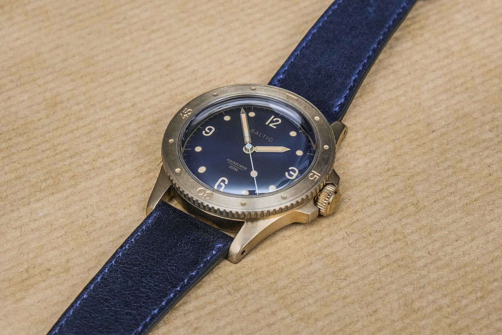 INTRODUCING The Baltic Aquascaphe Bronze Time and Tide Watches