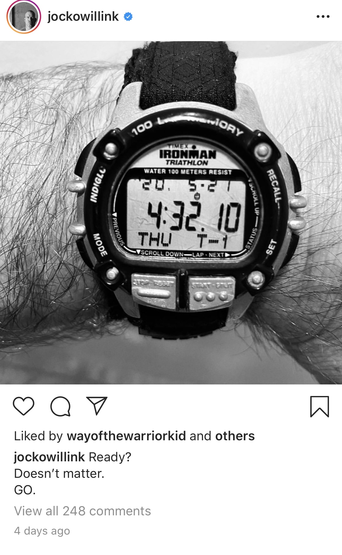 jocko willink watch timex