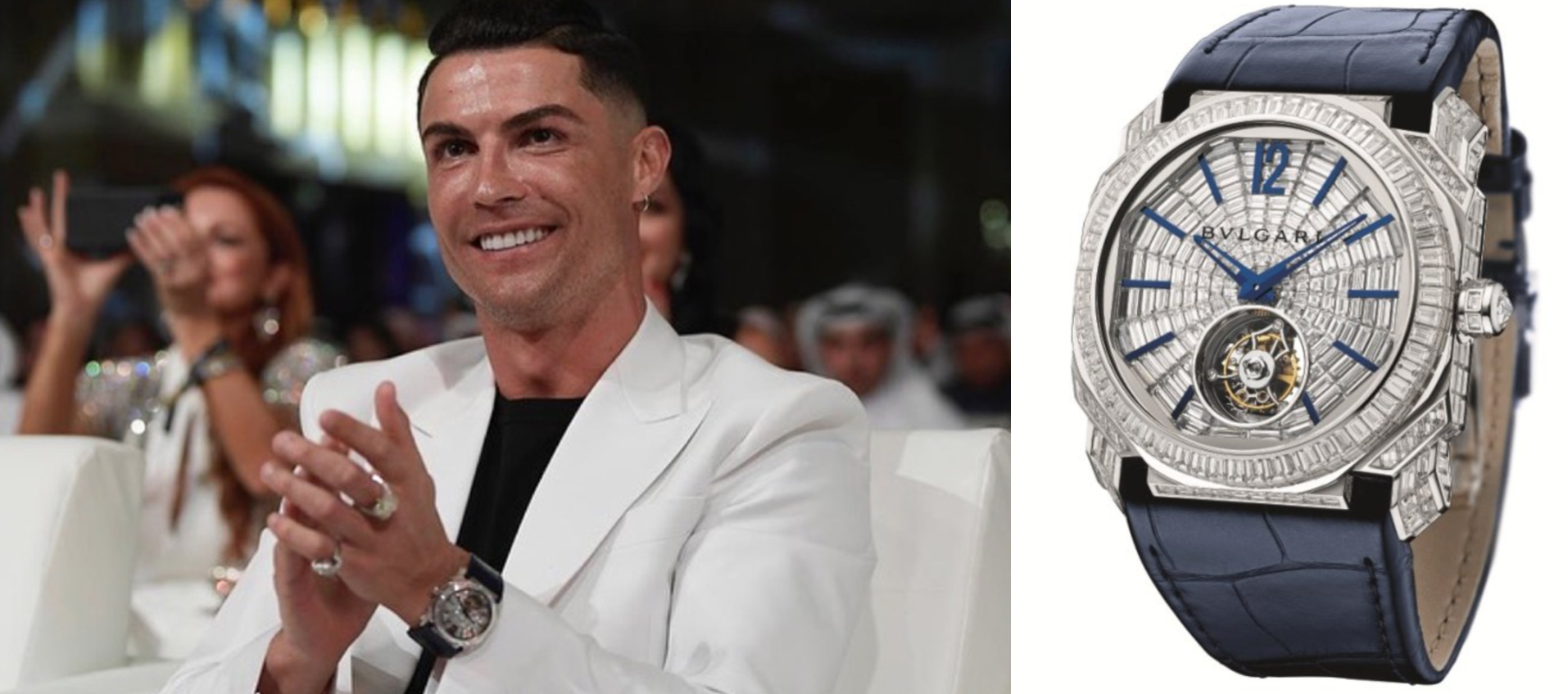 cristiano ronaldo bvlgari watch