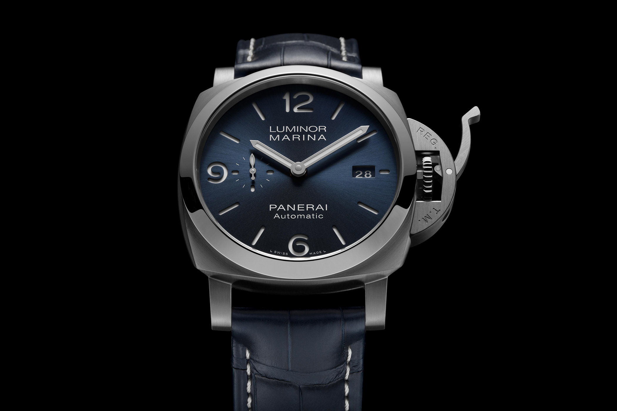 INTRODUCING The Panerai Luminor Marina PAM01313 where a dressy