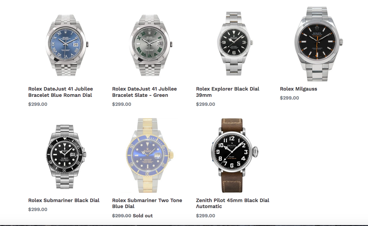 rent a rolex for a week