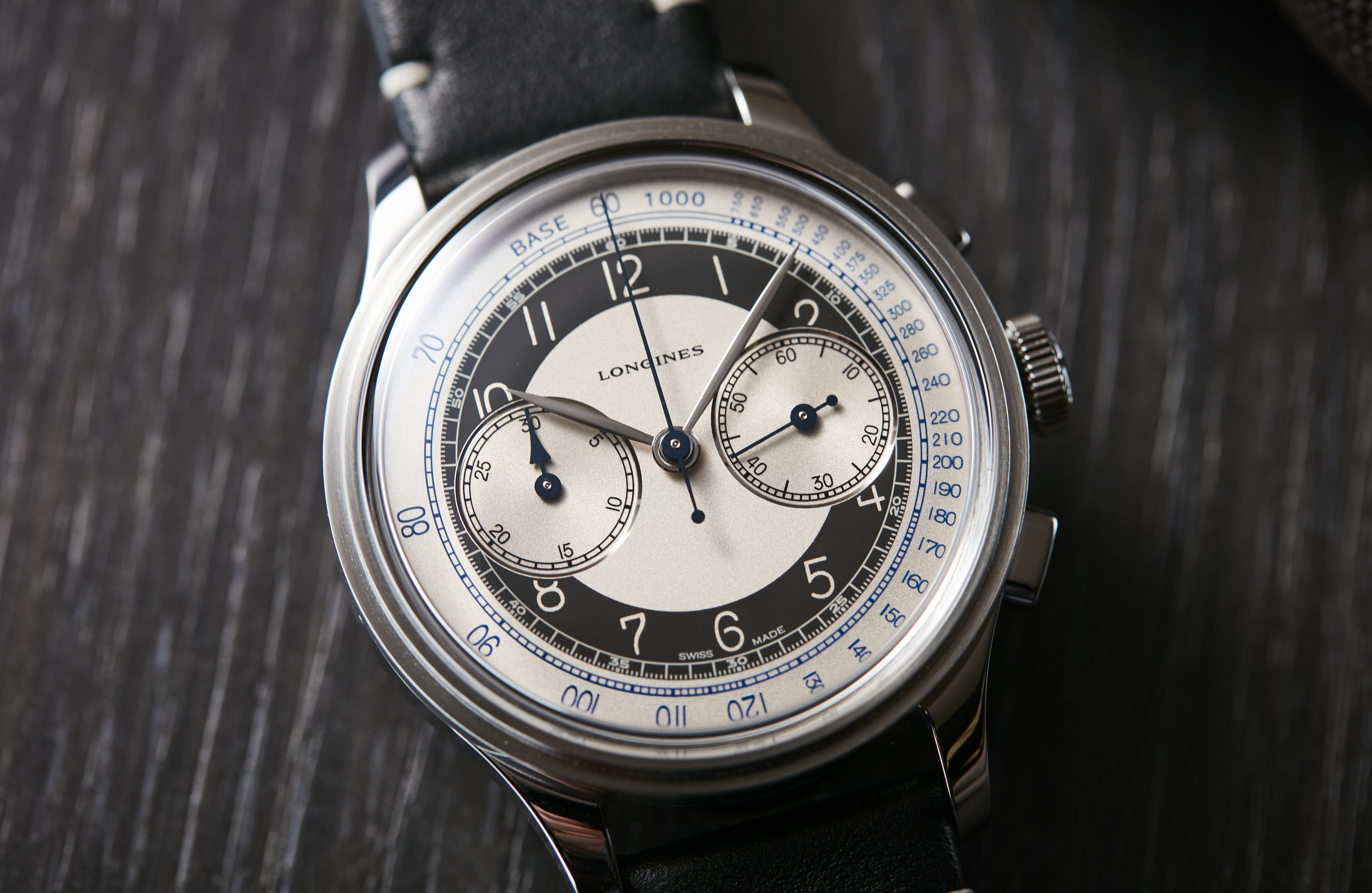 Longines heritage 2025 classic tuxedo chronograph