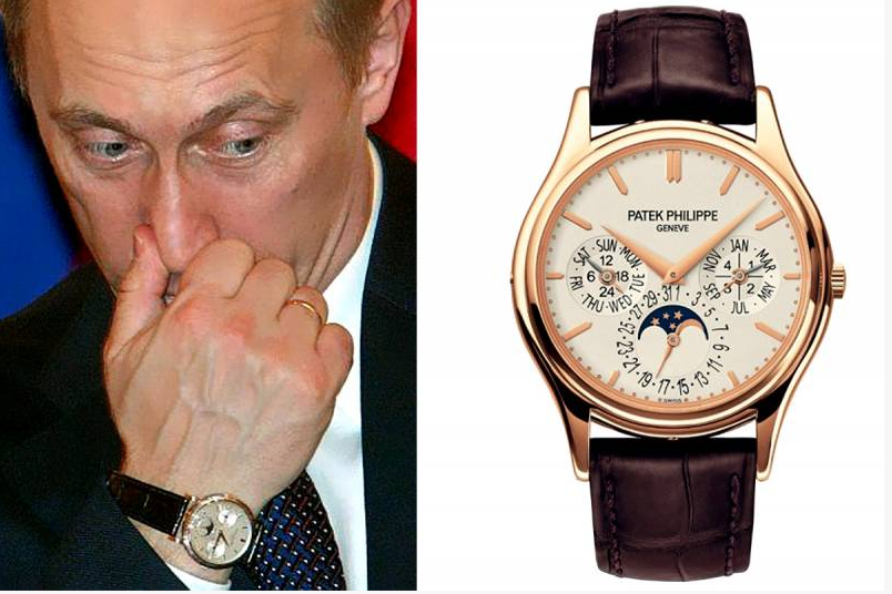 Часы Путина Patek Philippe. Blancpain часы Путина.