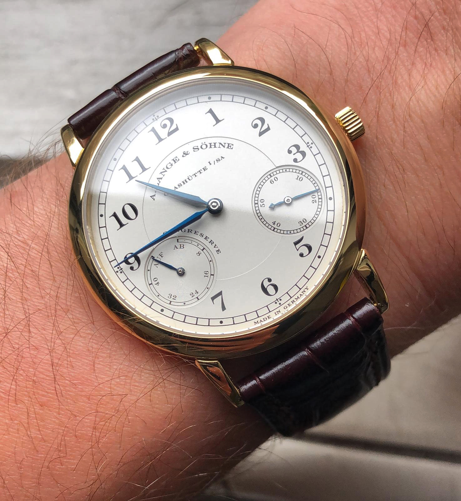 IN DEPTH Two months on the wrist with the A. Lange Sohne 1815 Up Down 36mm in yellow gold