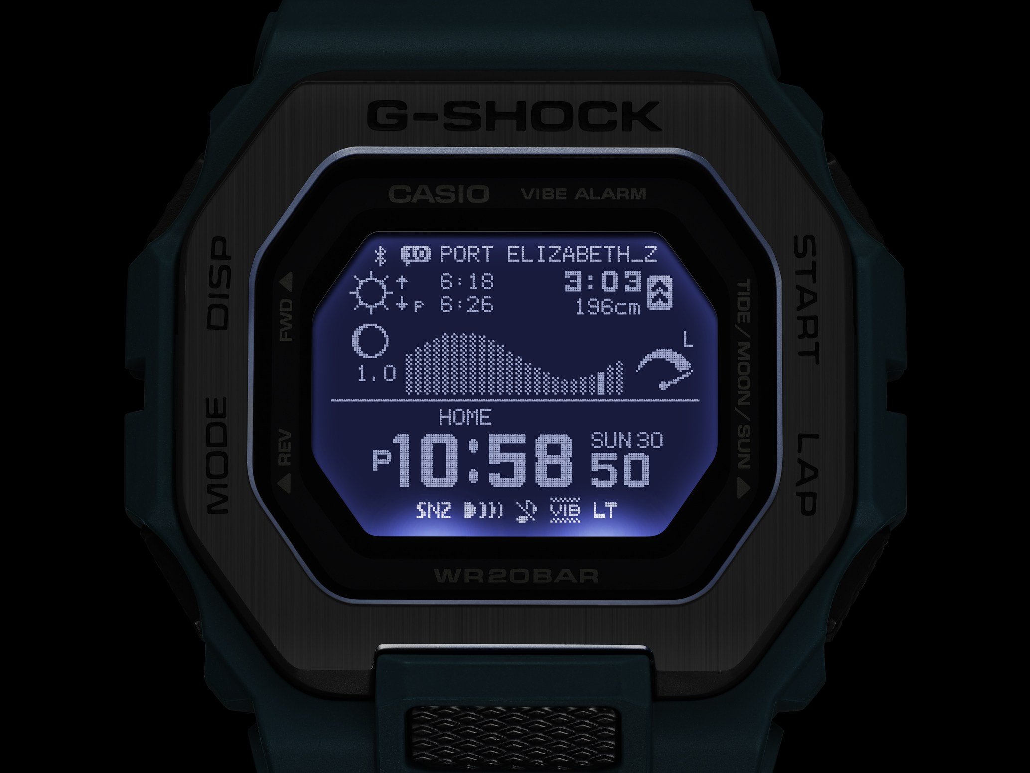 INTRODUCING: The G-Shock G-LIDE tells both time and tide, surfers