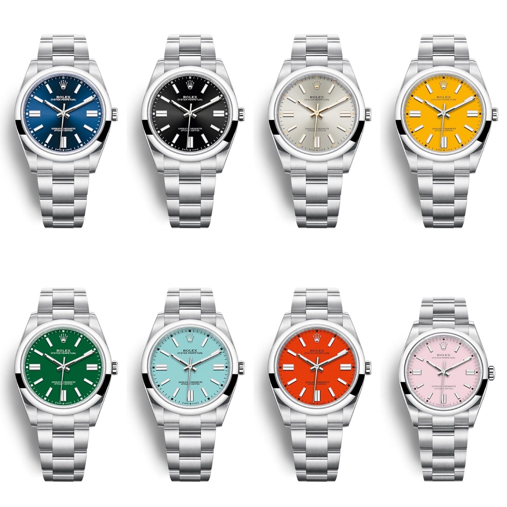 Rolex outlet coloured dial