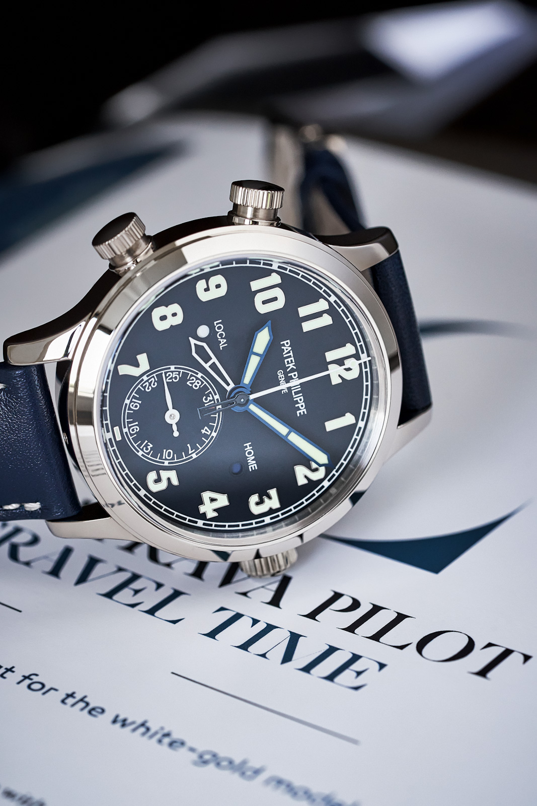 patek philippe calatrava pilot travel time price