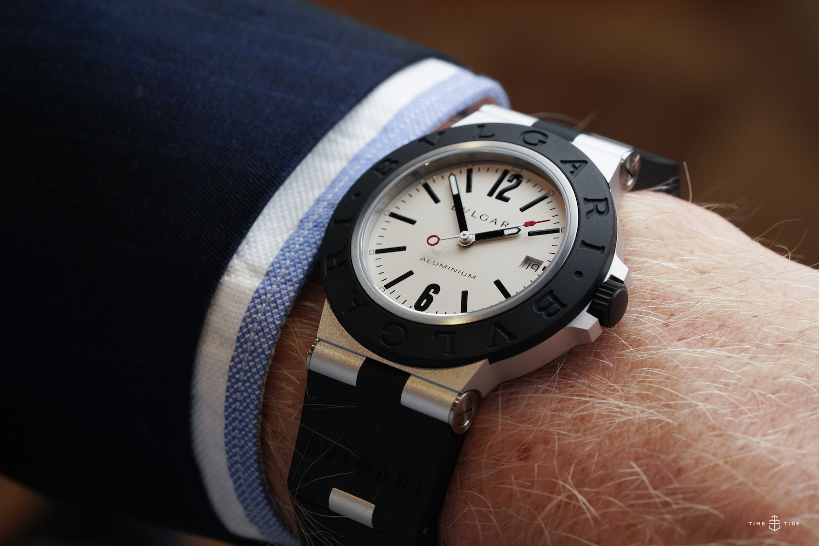 HANDS ON The Bulgari Aluminium time only a summer fresh take on