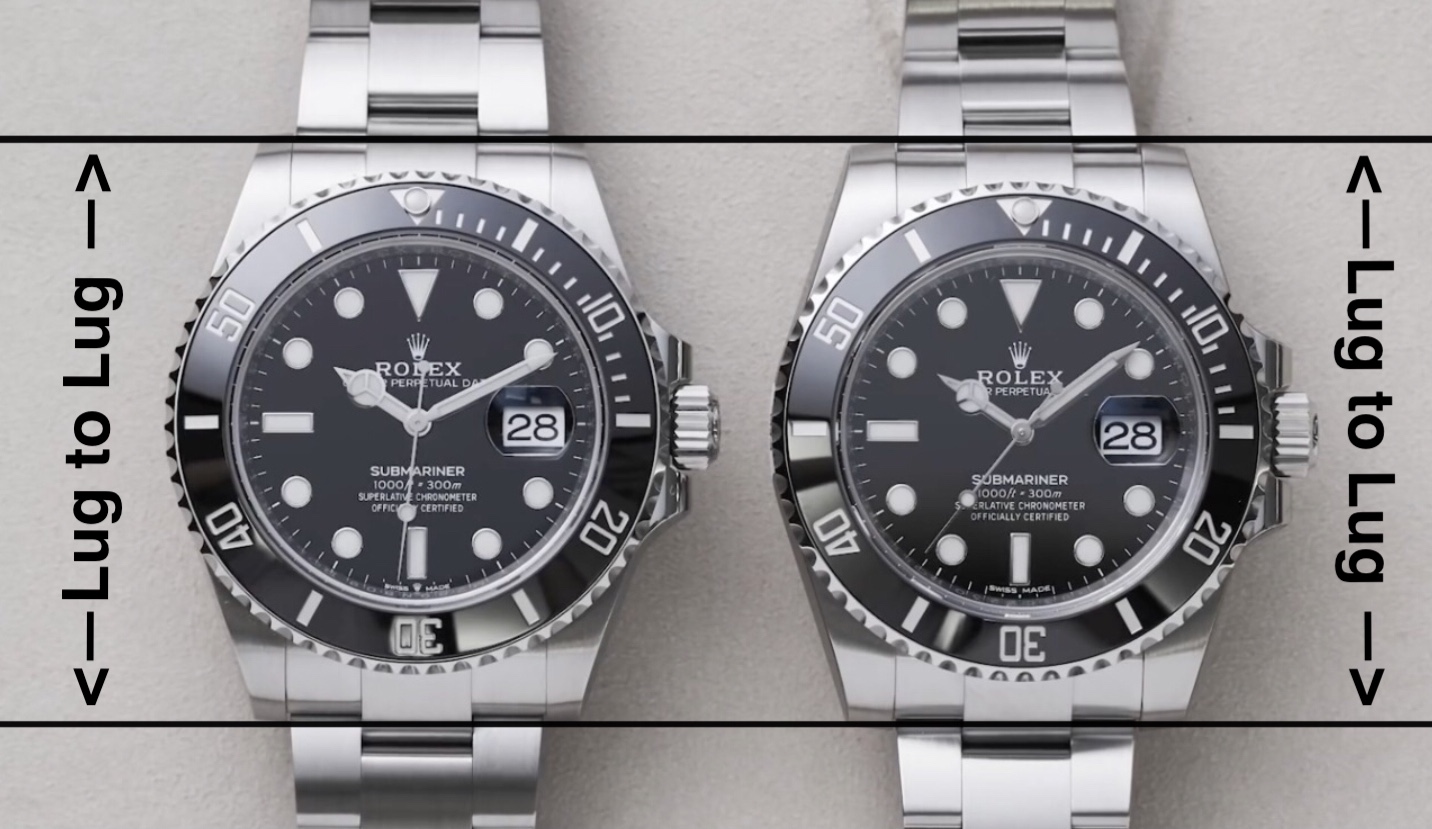 submariner mm size