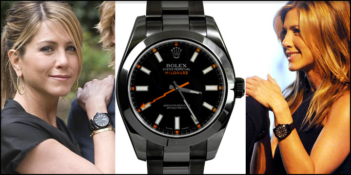 rolex milgauss pvd black