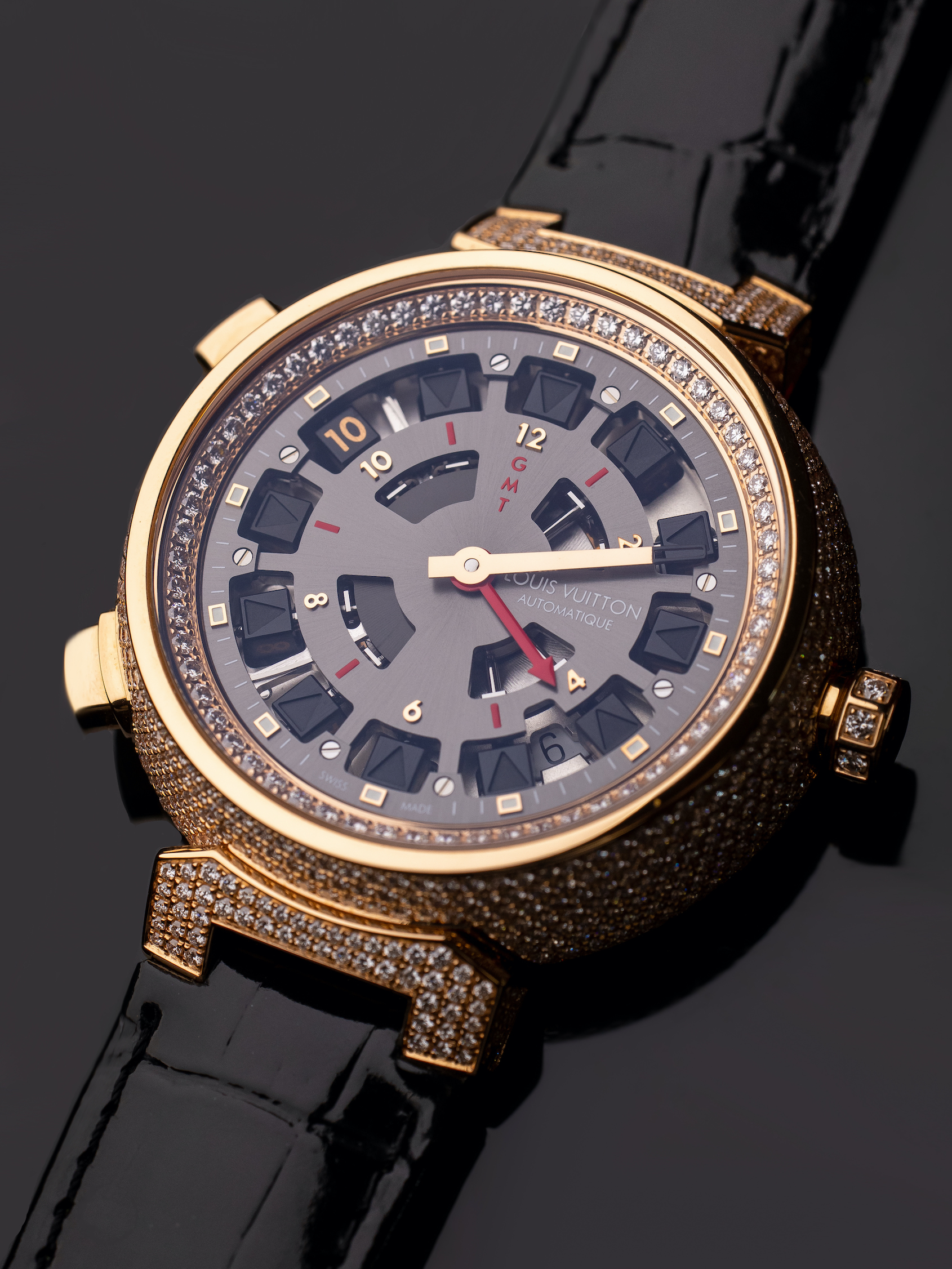 Louis Vuitton Tambour Spin Time GMT Watch