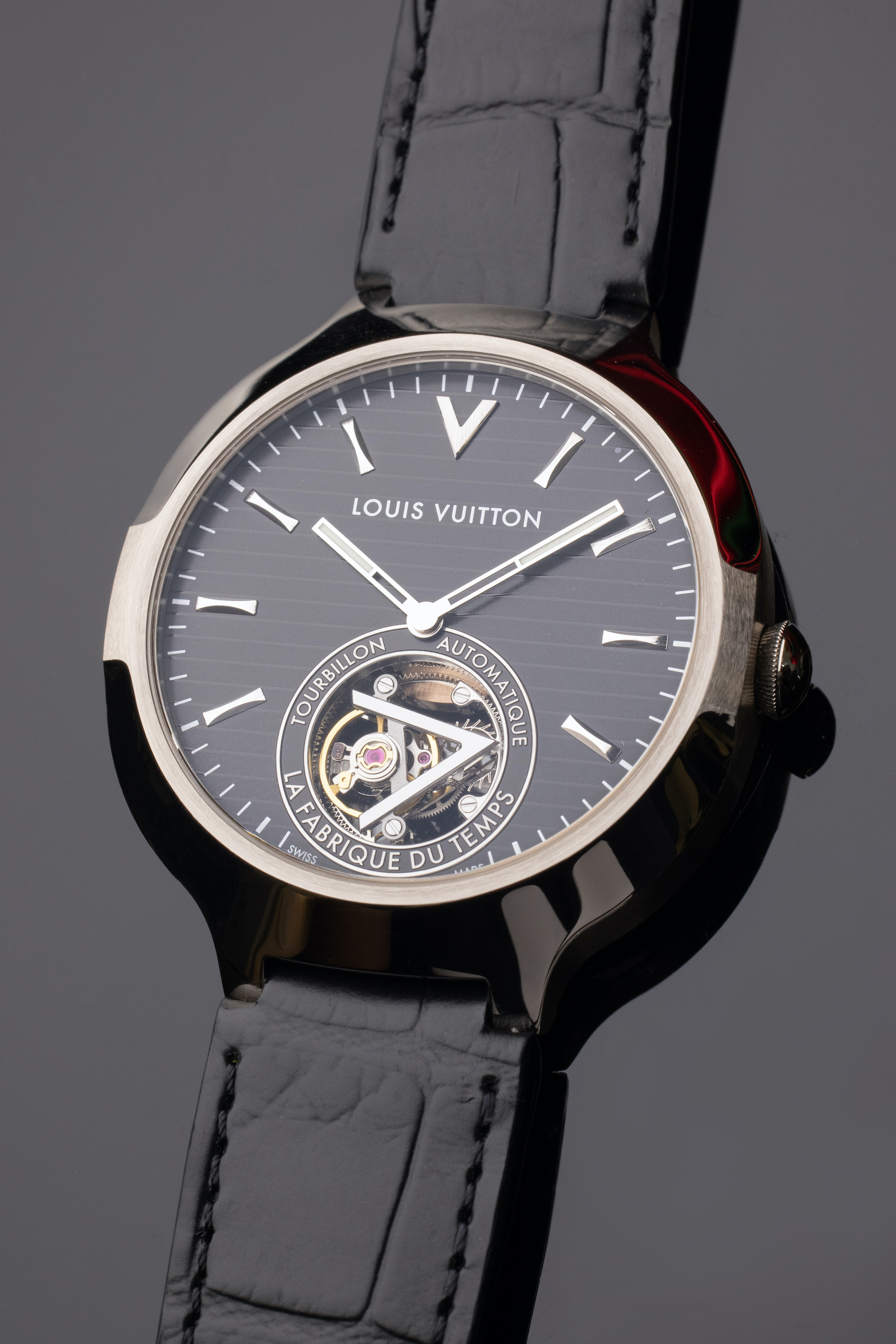 LV Fifty Five 41mm GMT watch, Louis Vuitton