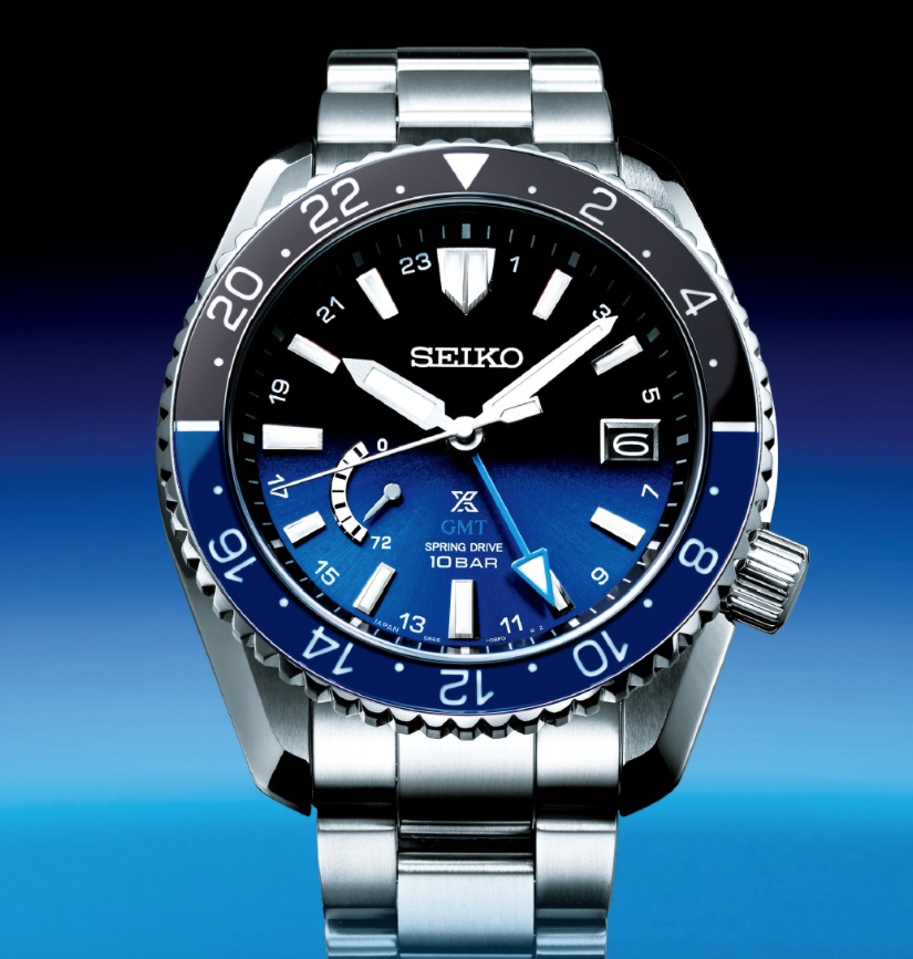 Introducir 39+ imagen seiko black and blue watch