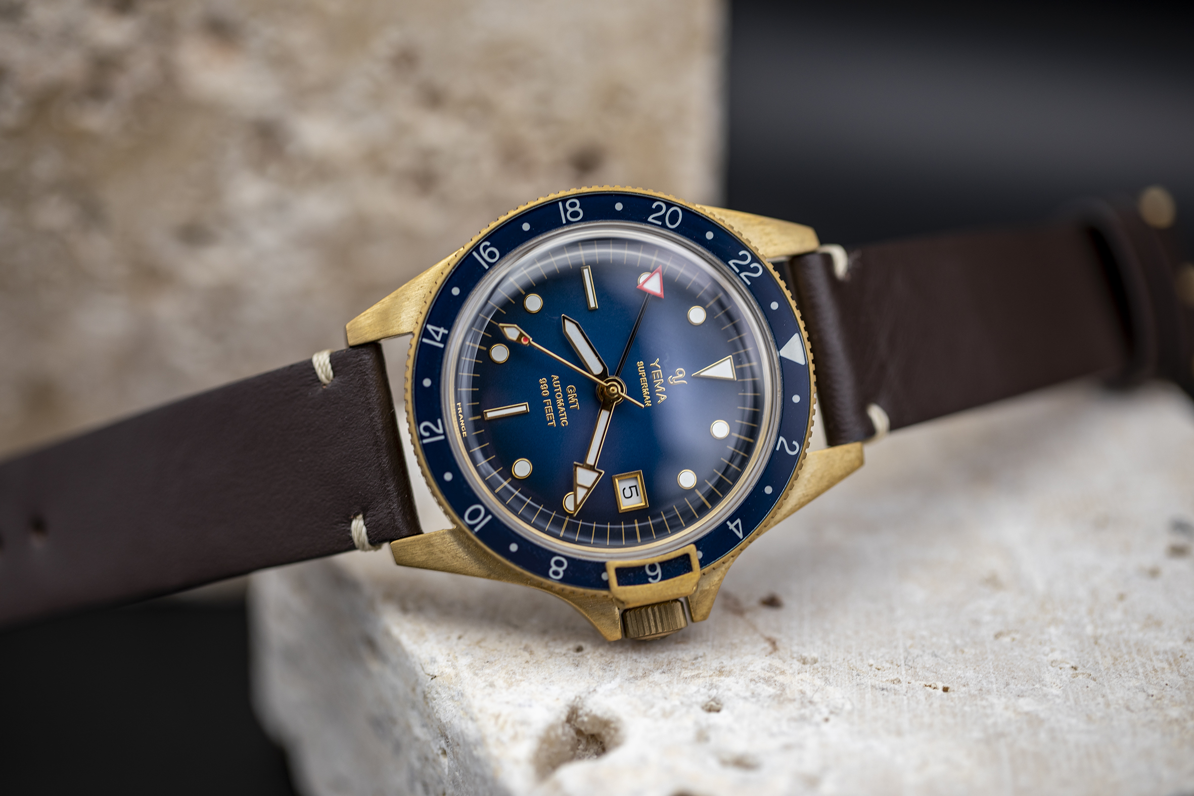 INTRODUCING The new Yema Superman Bronze collection debuts two new in house calibers with fresh dials in a strong combination of steel and bronze