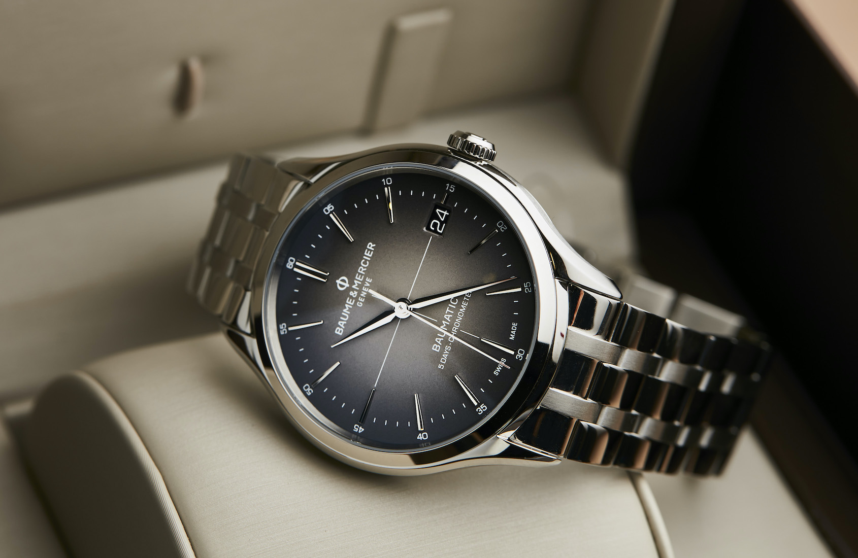 Baume & mercier clifton baumatic 10551 new arrivals