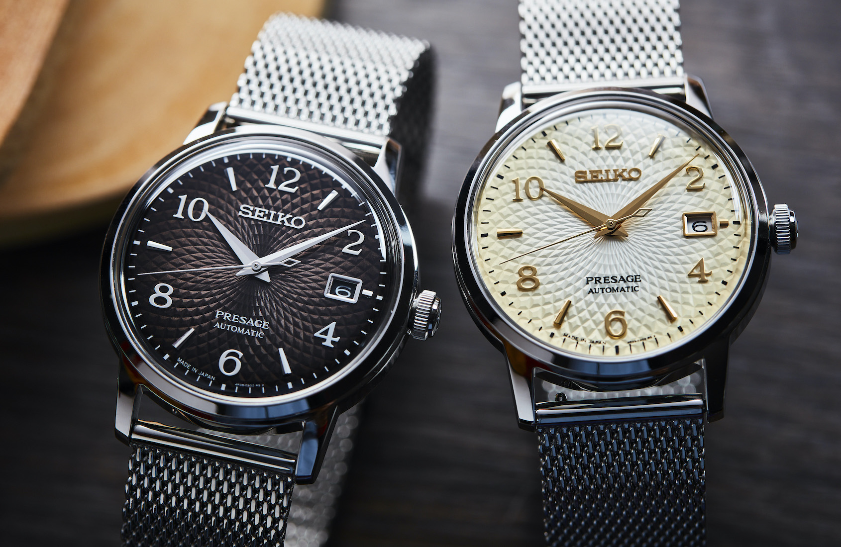 HANDS-ON: Seiko Presage SRPF37J and SRPF39J, where Sharp Edge meets  Milanese - Time and Tide Watches