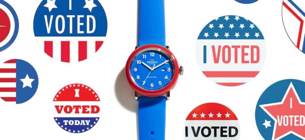 INTRODUCING: The “I Voted” Shinola Detrola 43mm Limited Edition watch