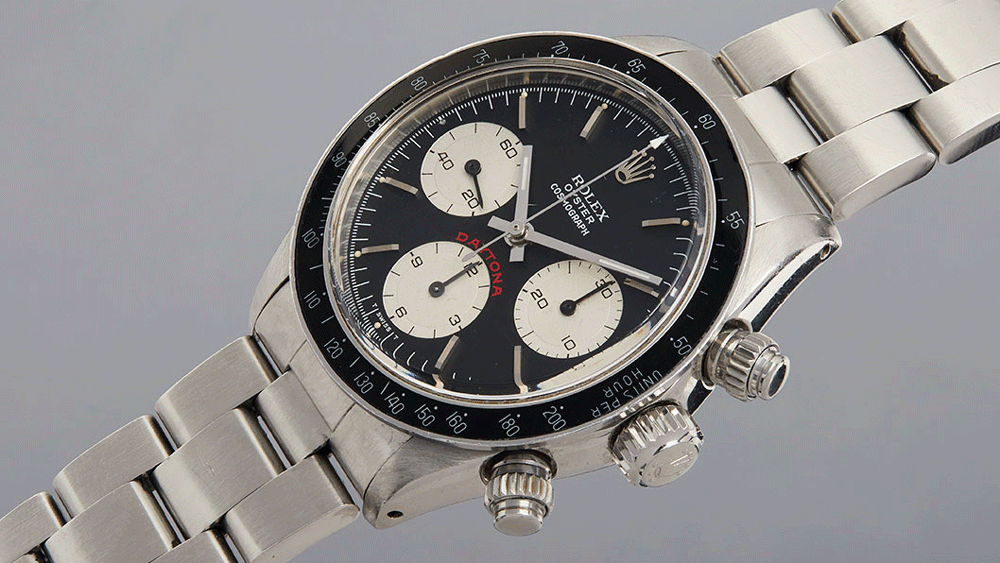 rolex daytona record price