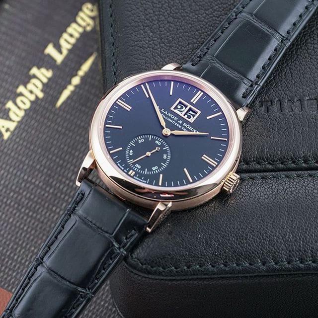 Fancy a date with a handsome German? Try the A. Lange & Söhne Saxonia Outsize Date