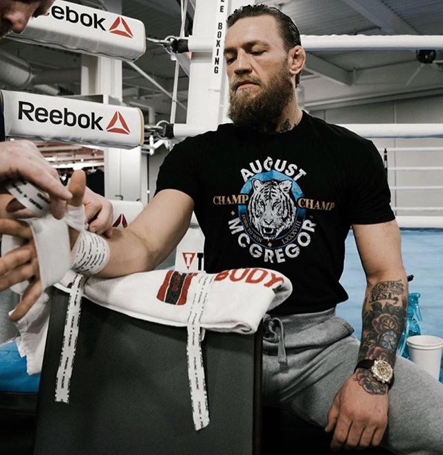 Conor McGregor’s jumping back in the octagon … what watch will he buy to celebrate?