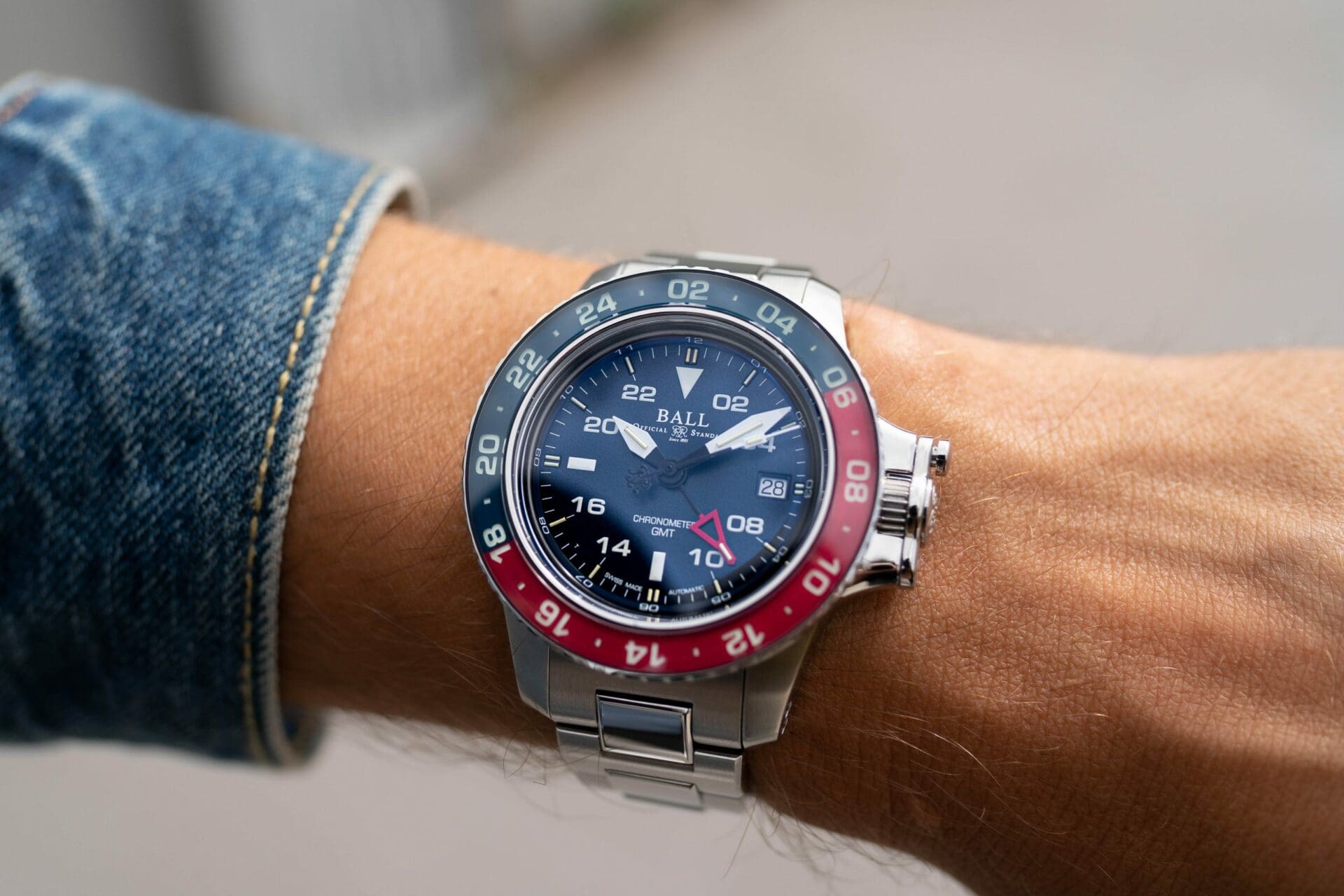INTRODUCING: The Ball Engineer Hydrocarbon AeroGMT II is American-style  Pepsi, bigger, bolder - Time and Tide Watches