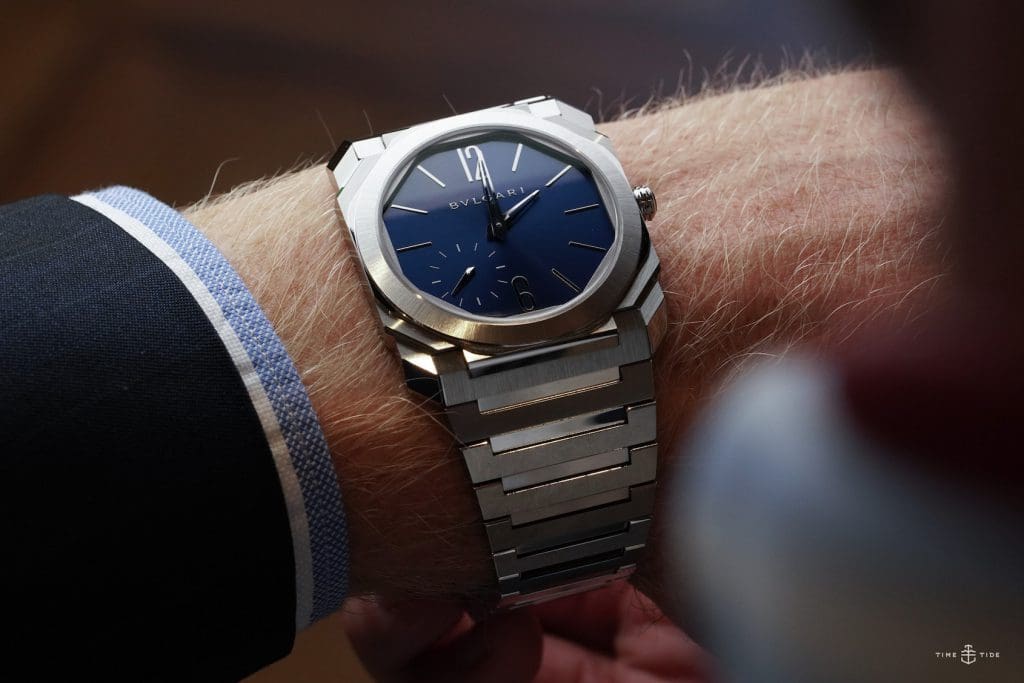 VIDEO: Finally…! The Bulgari Octo Finissimo satin-polished steel with blue dial captured in glorious high definition here