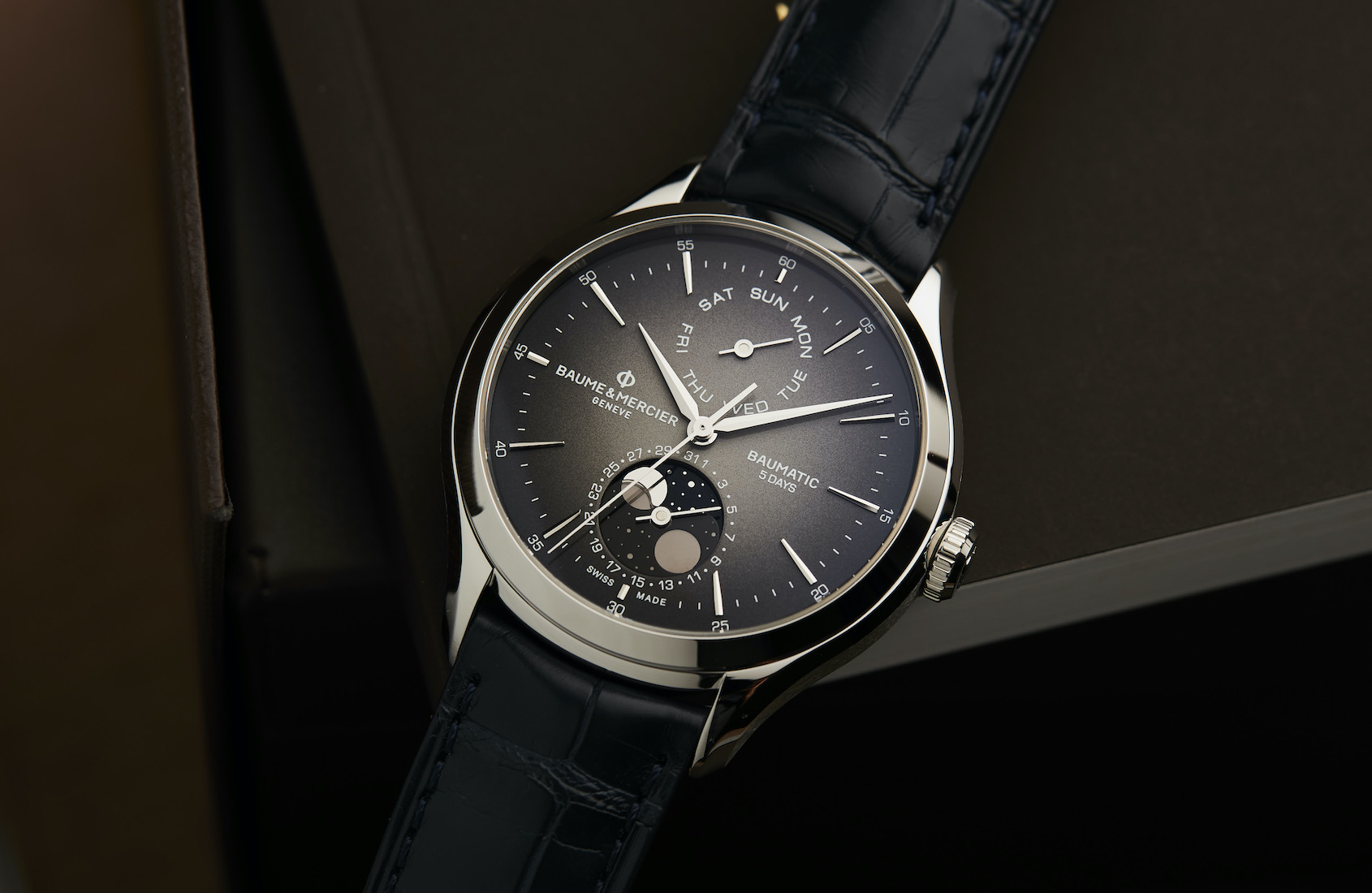 Baume mercier shop moonphase chronograph