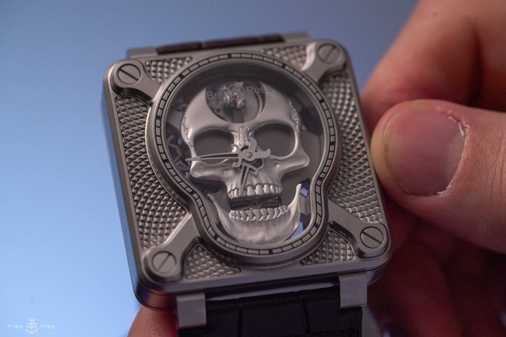 HANDS-ON: Put a smile on your dial – the Bell & Ross BR 01 Laughing Skull