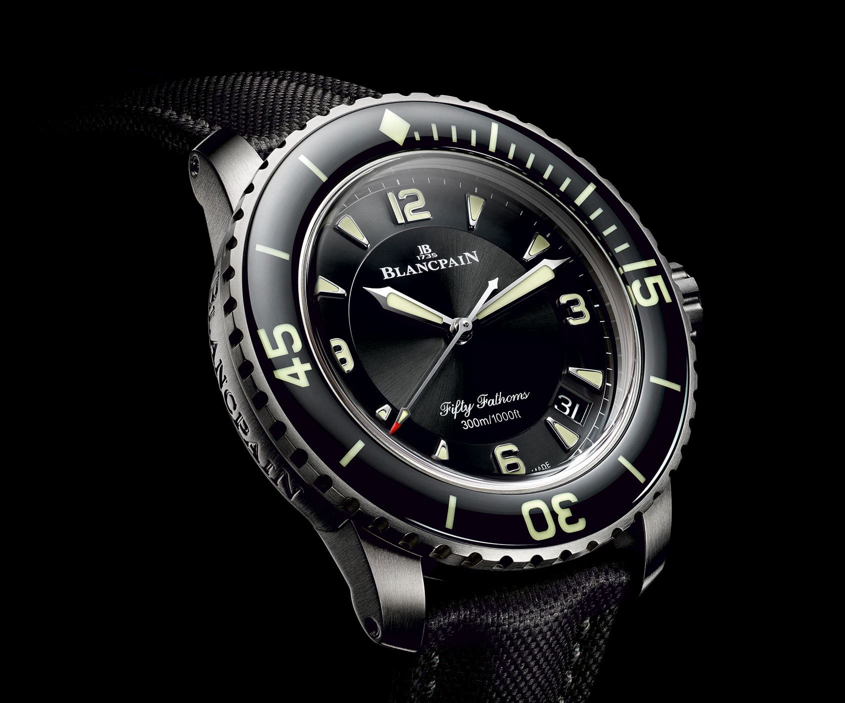 INTRODUCING: The Blancpain Fifty Fathoms in titanium