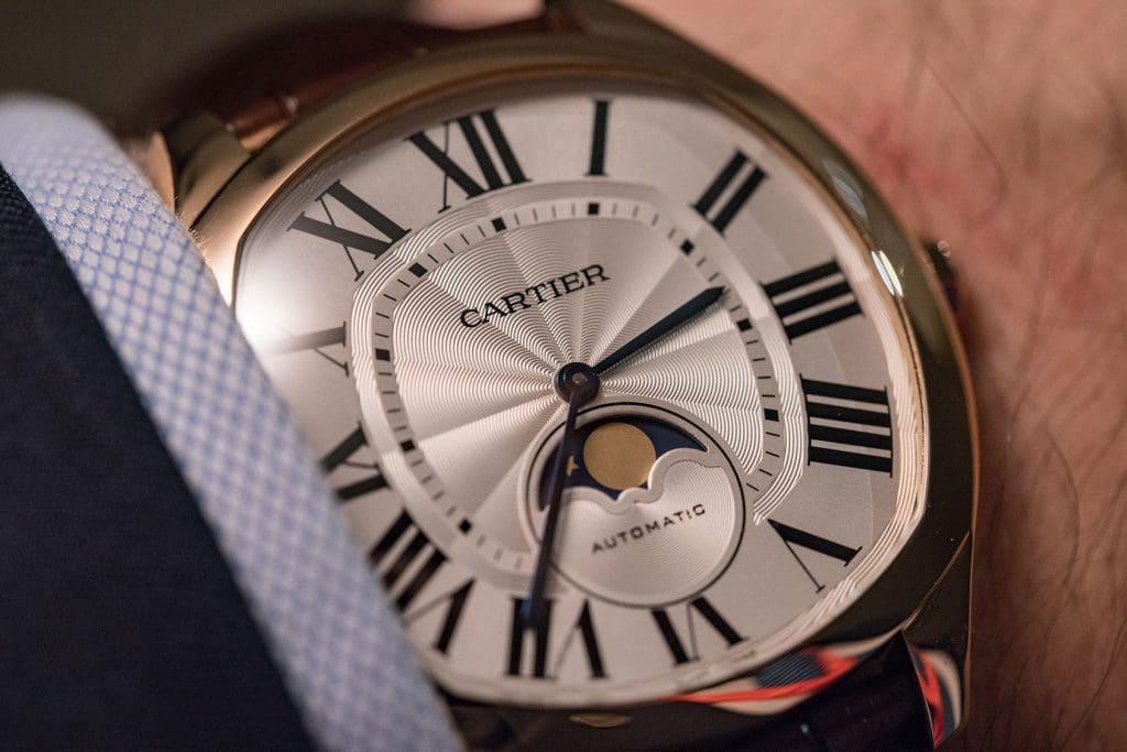 HANDS-ON: Masculinity meets romance in the Drive de Cartier Moon Phases