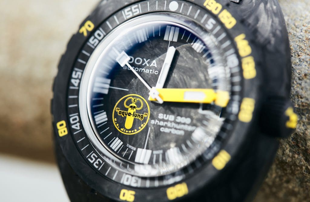HANDS-ON: The DOXA SUB 300 Carbon Aqua Lung US Divers limited edition, a bold statement already creating buzz