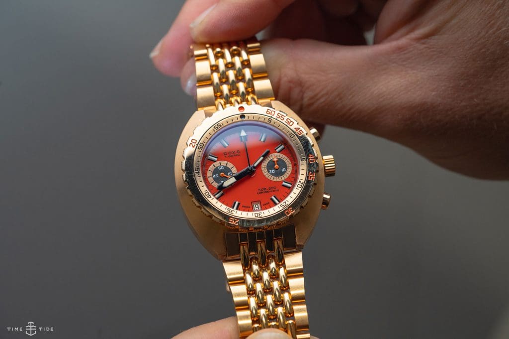 Because who doesn’t want a solid gold DOXA dive watch? 