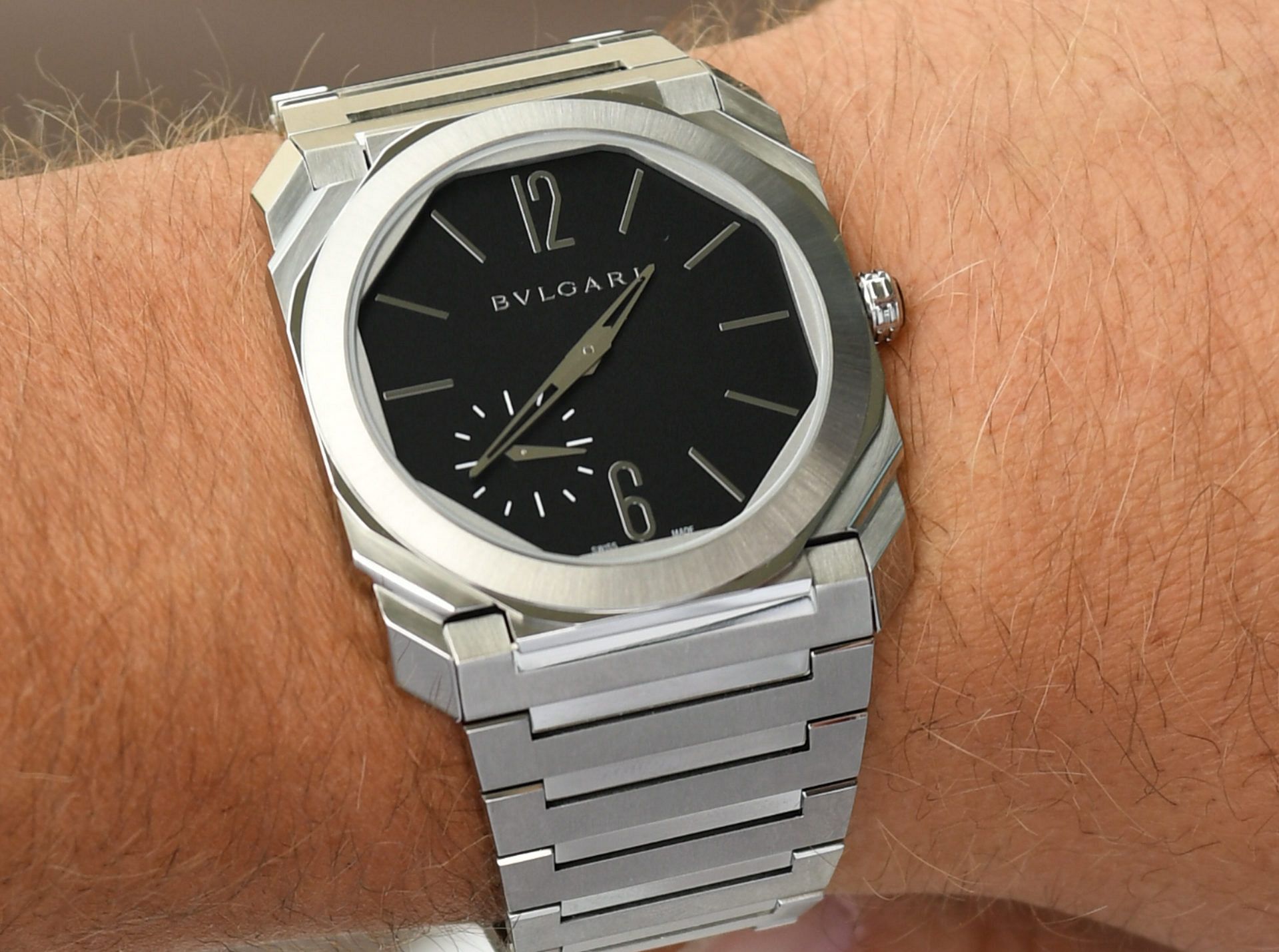 HANDS-ON: The Bulgari Octo Finissimo in satin-polished steel